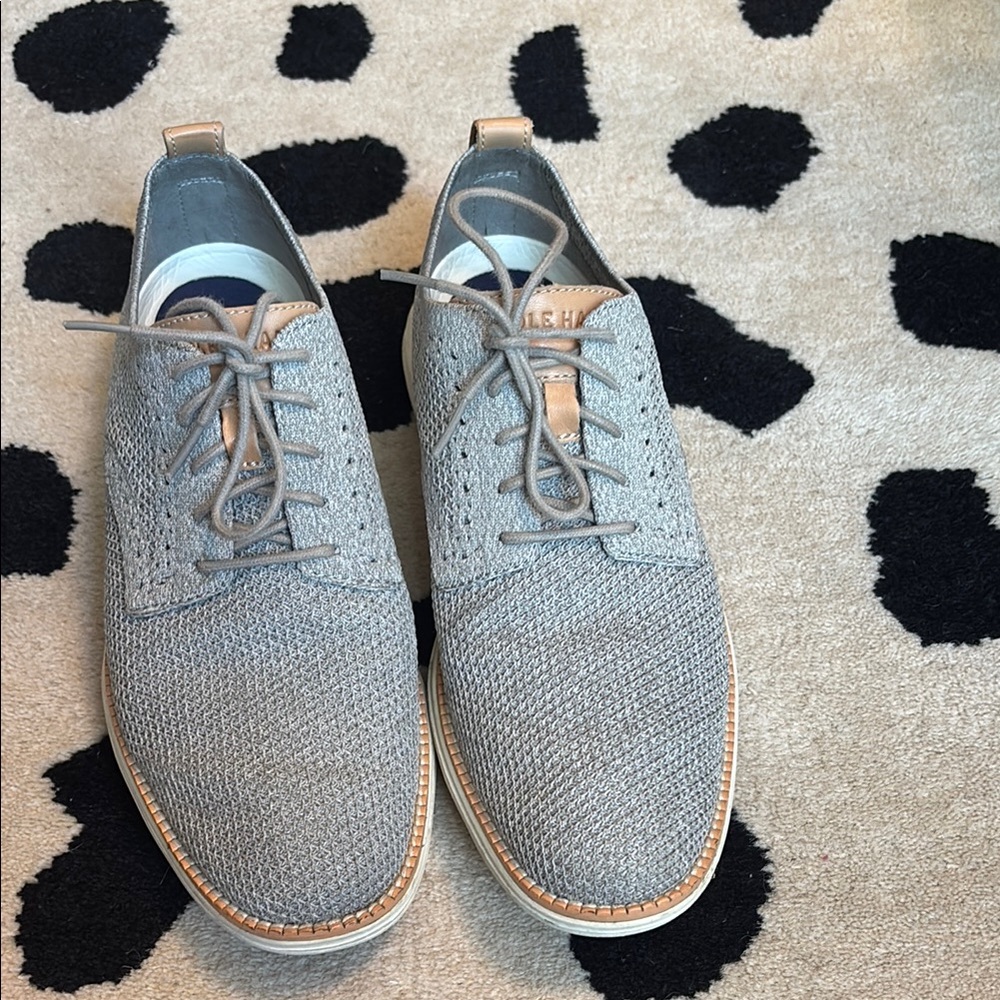Cole Haan Gray Knit Shoes 9.5